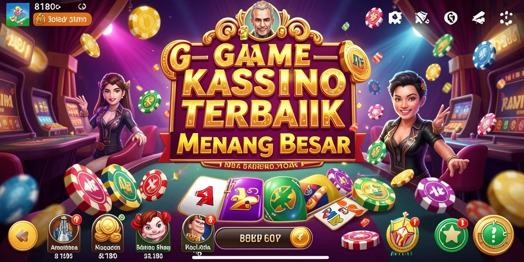 Tampilan gameplay Kasino yang menarik di aplikasi 8180.