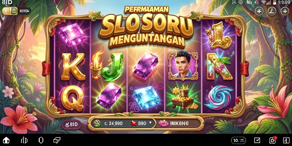 Tampilan gameplay slot yang menarik dan interaktif