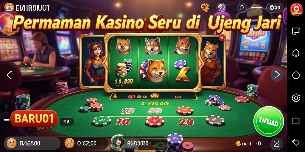 Screenshot utama BARU01 menampilkan gameplay menarik permainan kasino.