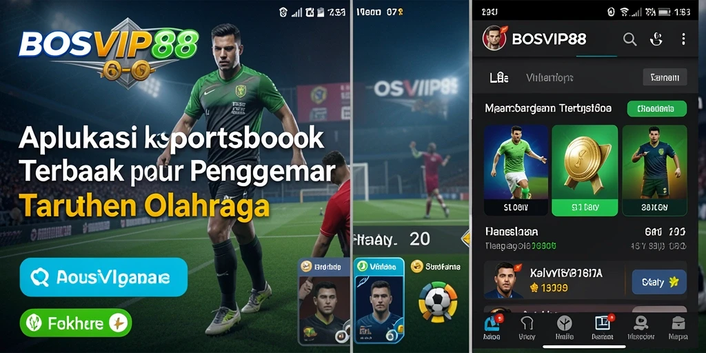 Tampilan gameplay Sportsbook dari aplikasi BOSVIP88.