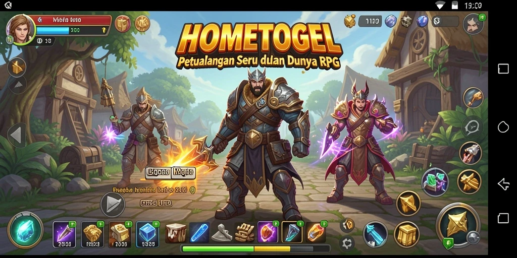 Gameplay seru HOMETOGEL dengan grafis menakjubkan dan petualangan RPG.