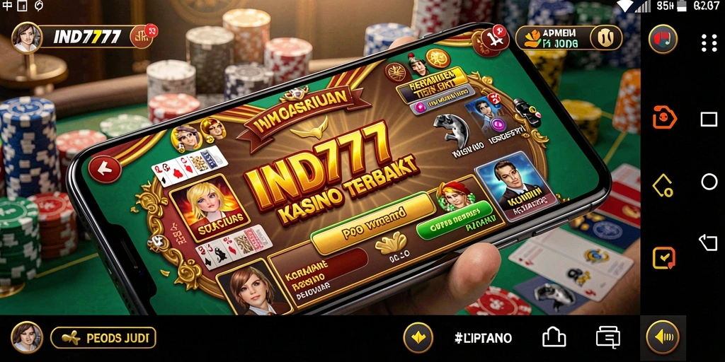 Screenshot gameplay <strong>IND777</strong> yang menunjukkan permainan Kasino yang menarik.