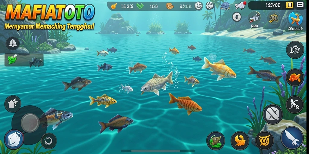 Tangkapan ikan yang fantastis dalam gameplay MAFIATOTO.
