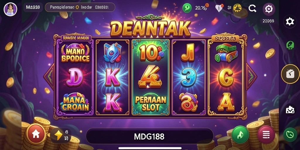 Gameplay seru MDG188 dengan grafis slot yang menarik.