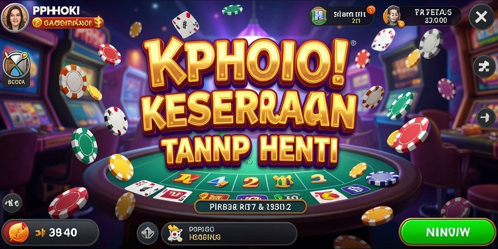 Screenshot menunjukkan gameplay menarik dari PPHOKI dalam kasino.