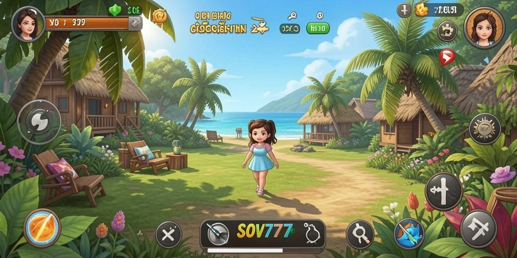 Tampilan menawan dari gameplay SOV777 yang penuh warna.